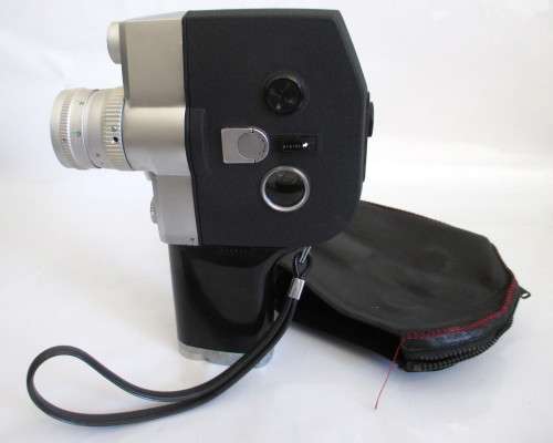 1967 Vintage Movie Camera Fujica Single-8 P300. In Original Bag. Made in Japan.