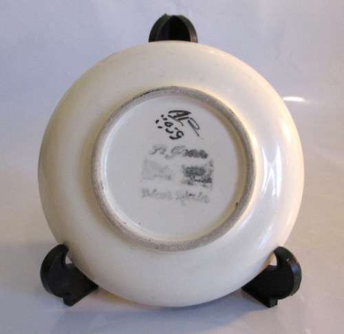 Colourfull Handpainted Small Display Plate. Marked. Spotless. 9cm diameter.
