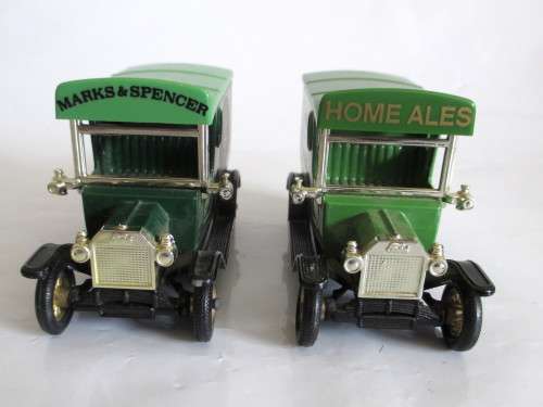 Two Lledo Die Cast Promotional Days Gone Models - Home Ales and Marks and Spencer Delivery Van.