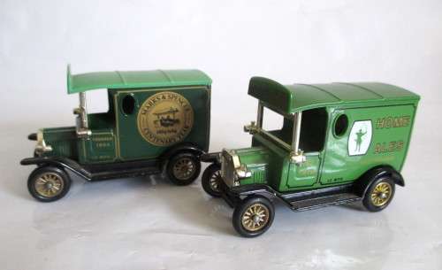 Two Lledo Die Cast Promotional Days Gone Models - Home Ales and Marks and Spencer Delivery Van.