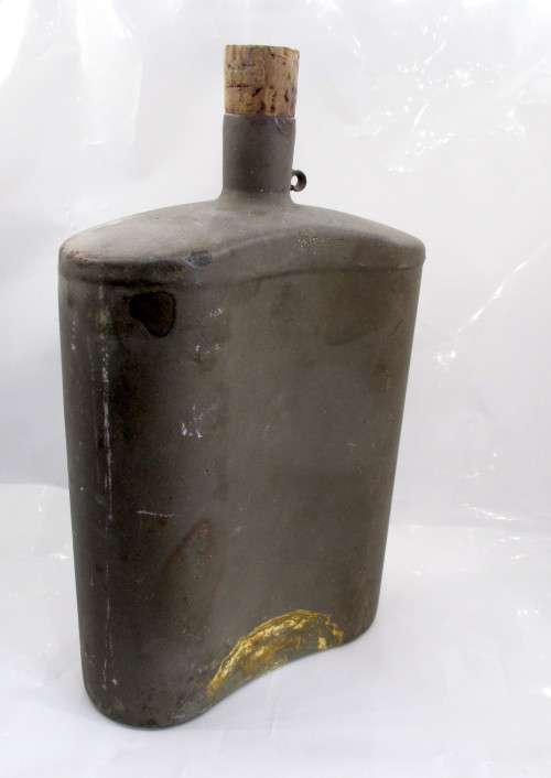Collectible World War 2 Water Bottle, Militaria, Metal Can.