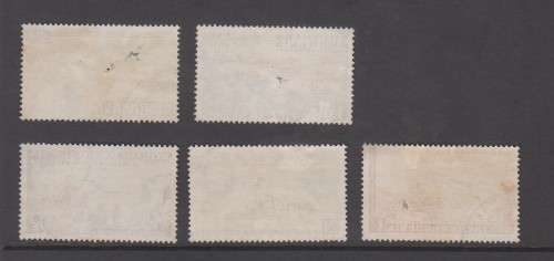 1953 Southern Rhodesia Rhodes Centenary Set of 5 used 12d to 1S Stamps SG715