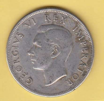 1938 SA Union Silver Half Crown
