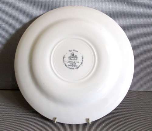 Vintage Currier and Ives Tall Ships Great Republic 10` Wall Plate Churchill Nautical Anchor Sea.
