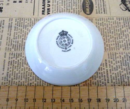 Vintage Royal Worcester Fine Bone China Pin Dish.