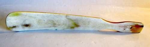 Vintage Large Bone Carved Shoe Horn