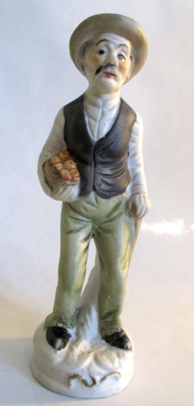 Vintage Ceramic Old Man Figurene. 16cm high.