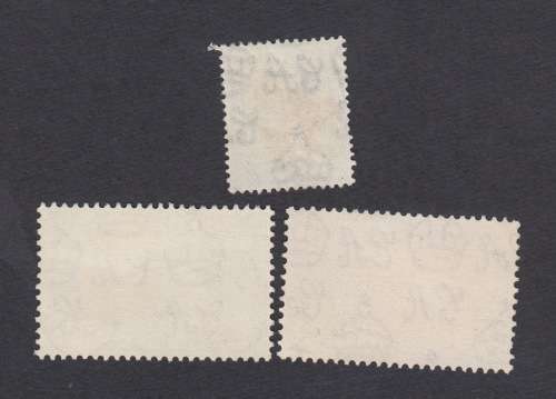 Set of Three Kind George VI Mauritius Stamps