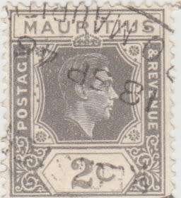 Set of Three Kind George VI Mauritius Stamps