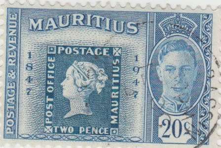 Set of Three Kind George VI Mauritius Stamps