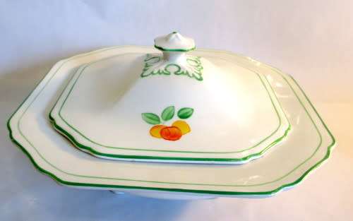 Vintage Hughes Longport Porcelain Server. Made in England