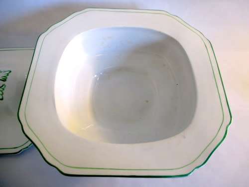 Vintage Hughes Longport Porcelain Server. Made in England