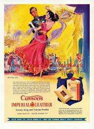 Vintage Cussons Imperial Leather Talcum Powder and Soap Set in Original Box.