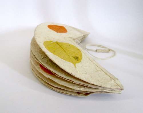 Vintage Paper Mache folding Lantern/Hanging Decoration. 27 cm when open.