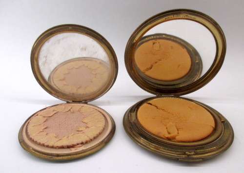 TWO 1950's Vintage Stratton, England Powder Compact.
