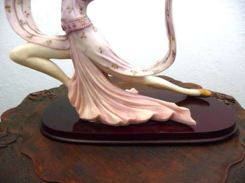 Vintage Italian A. Santini Art Deco Dancer Limited Edition Statue. 40cm Tall.