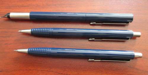 Vintage Parker Vector Pen Set - Fountain Pen + Ballpoint + Pencil. Plus refills.