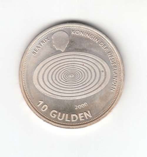 1999-2000 NETHERLANDS 10 GULDEN - .800 SILVER PROOF - Queen Beatrix