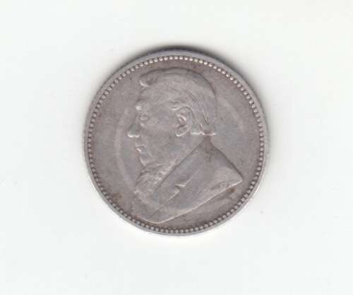 ZAR 1896 Six Pence