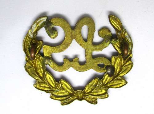 WW1 British Army Lewis Gunner Machine Gun Sleeve Badge - Brass