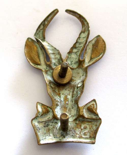 Post 1953 SAI South African Infantry Metal Cape Badge