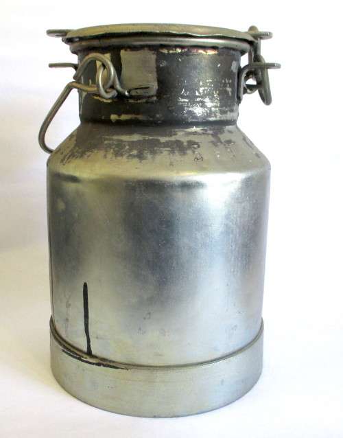 Vintage 1 Gallon MilkCream Can Stamped 1 Gal Please note other stamps on Can Heavy