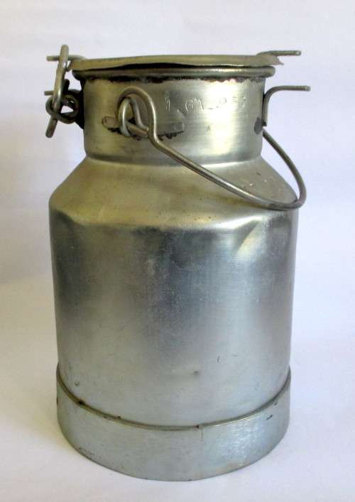 Vintage 1 Gallon MilkCream Can Stamped 1 Gal Please note other stamps on Can Heavy