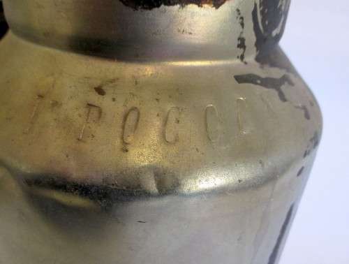 Vintage 1 Gallon MilkCream Can Stamped 1 Gal Please note other stamps on Can Heavy
