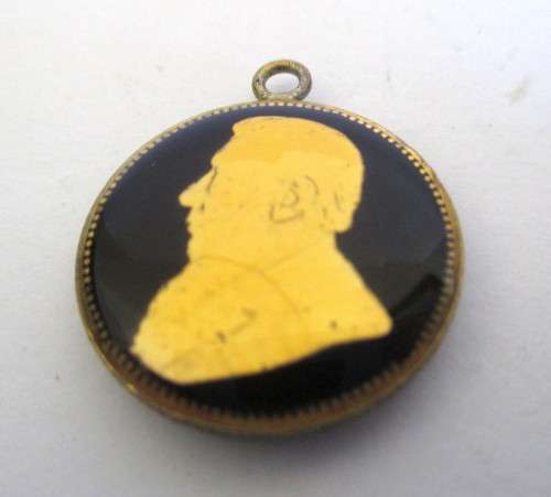 1894 ZAR Paul Kruger Six Pence Enamelled Coin