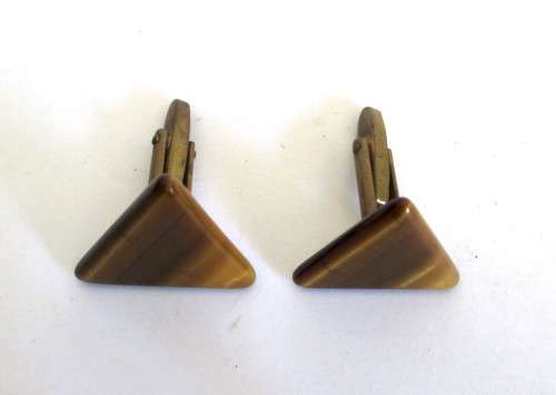 Vintage Tiger Eye Cufflinks