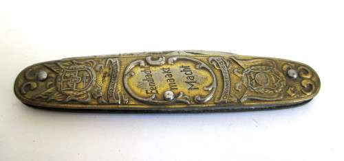 Transvaal and Orange-Freist Knife. Kruger and De Wet. Needs TLC.