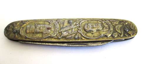 Transvaal and Orange-Freist Knife. Kruger and De Wet. Needs TLC.