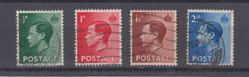 GB 1936 Edward VIII Definitives Stamps Set 4