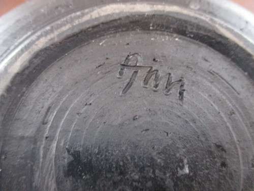 Lovely Handmade, embossed detail bowl. Marked ANN. Glazed. Lovely Centre Piece.