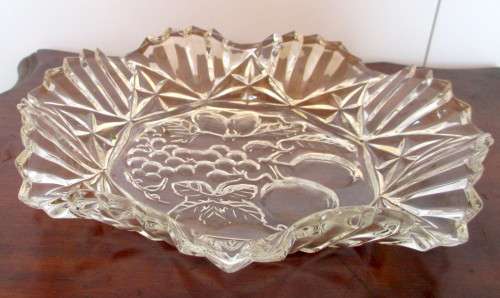 Vintage Cutglass Salad or Fruit Bowl. Very nice.