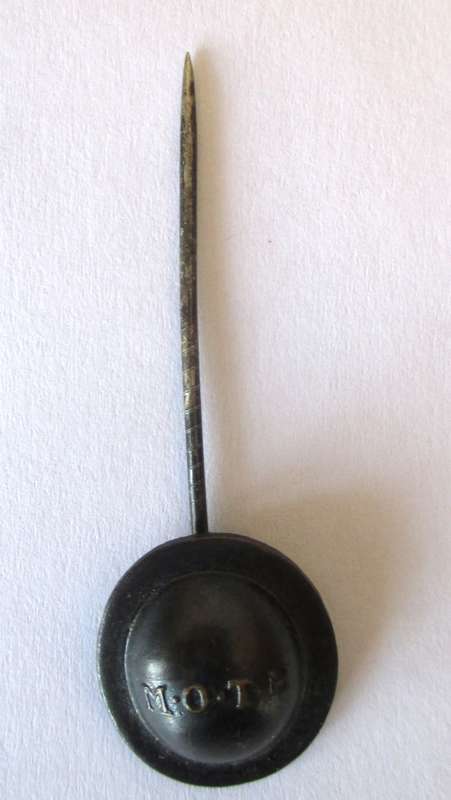Memorablie Order of Tin Hats Pin. Formed in 1927.
