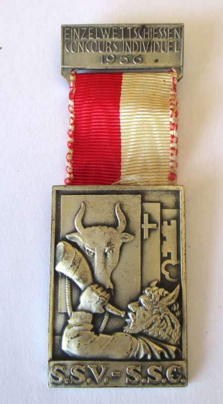 Swiss Shooting Federation Individual Shooting Award 1956 by Paul Kramer of Neuchâtel
