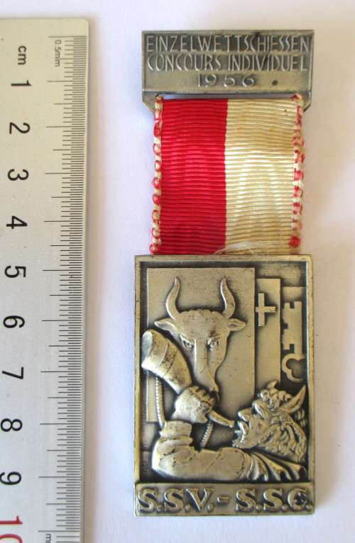 Swiss Shooting Federation Individual Shooting Award 1956 by Paul Kramer of Neuchâtel