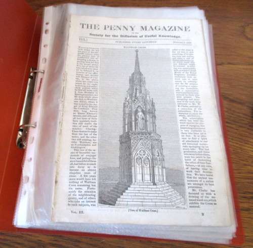 1834 Full set of 51 `The Penny Magazine`. Good Condition.