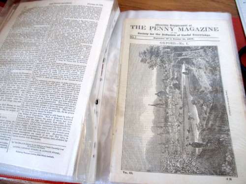 1834 Full set of 51 `The Penny Magazine`. Good Condition.