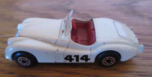 Matchbox Jaguar XK 120 3` 1:57 Scale Model England BEIGE