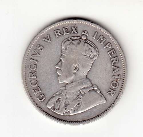 1925 SA Union Silver 2 1/2 Shilling or Half Crown