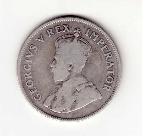 1923 SA Union Silver 2 1/2 Shilling or Half Crown