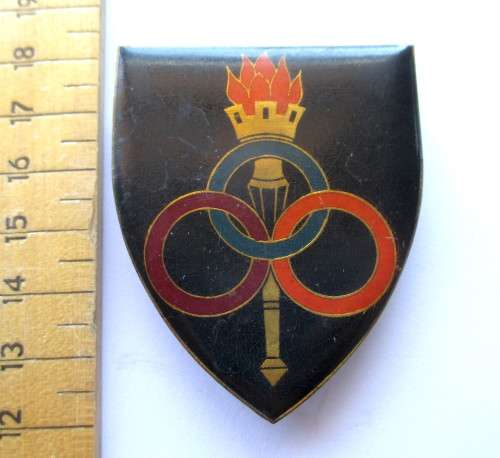 SADF Ordance Service School Flash Badge