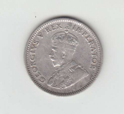 1927 South Africa Silver Six Pence XF