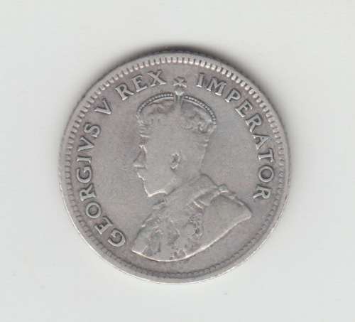 1924 South Africa Silver SixPence XF