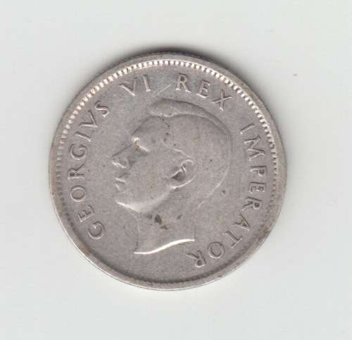 1942 SA Union Silver Six Pence