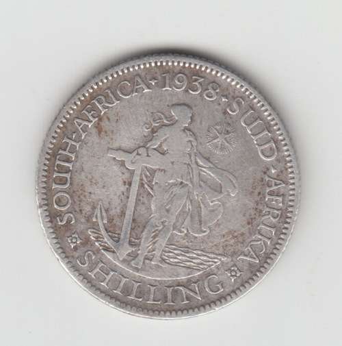 1938 SA Union Silver One Shilling