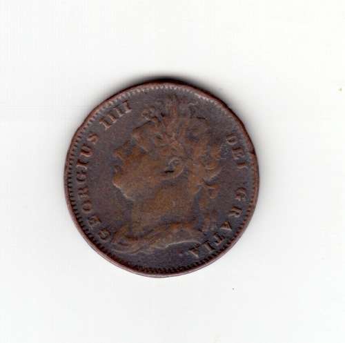 1826 George IV Halfpenny