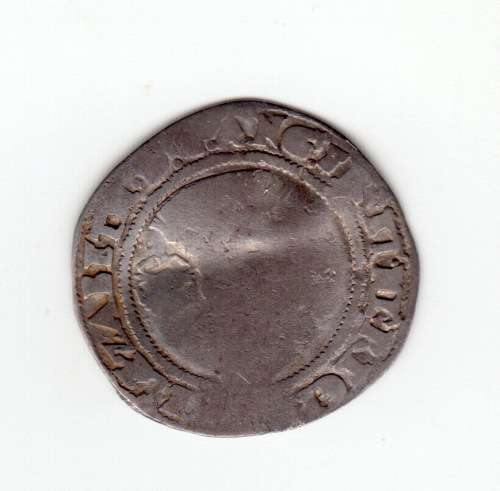 1568 Elizabeth I Silver Sixpence. Overstruck on 1567.